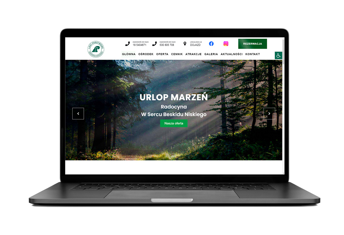 OSW Radocyna – strona internetowa